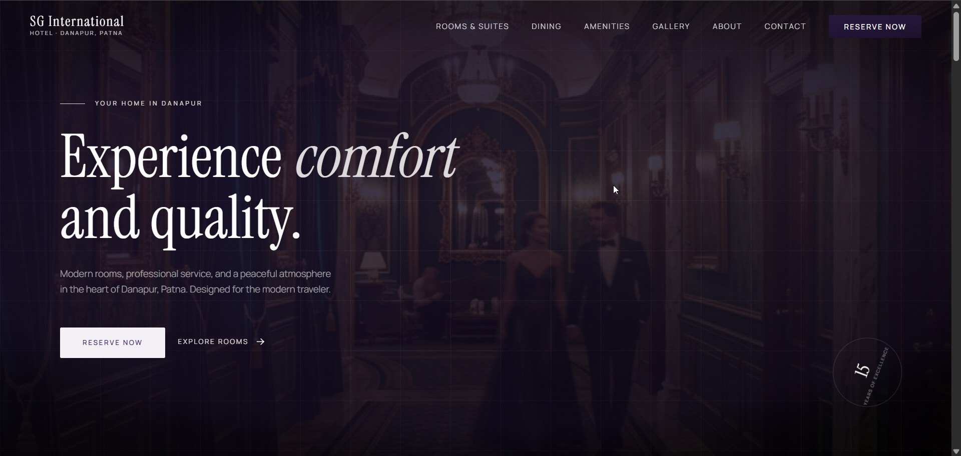 SG International Hotel website