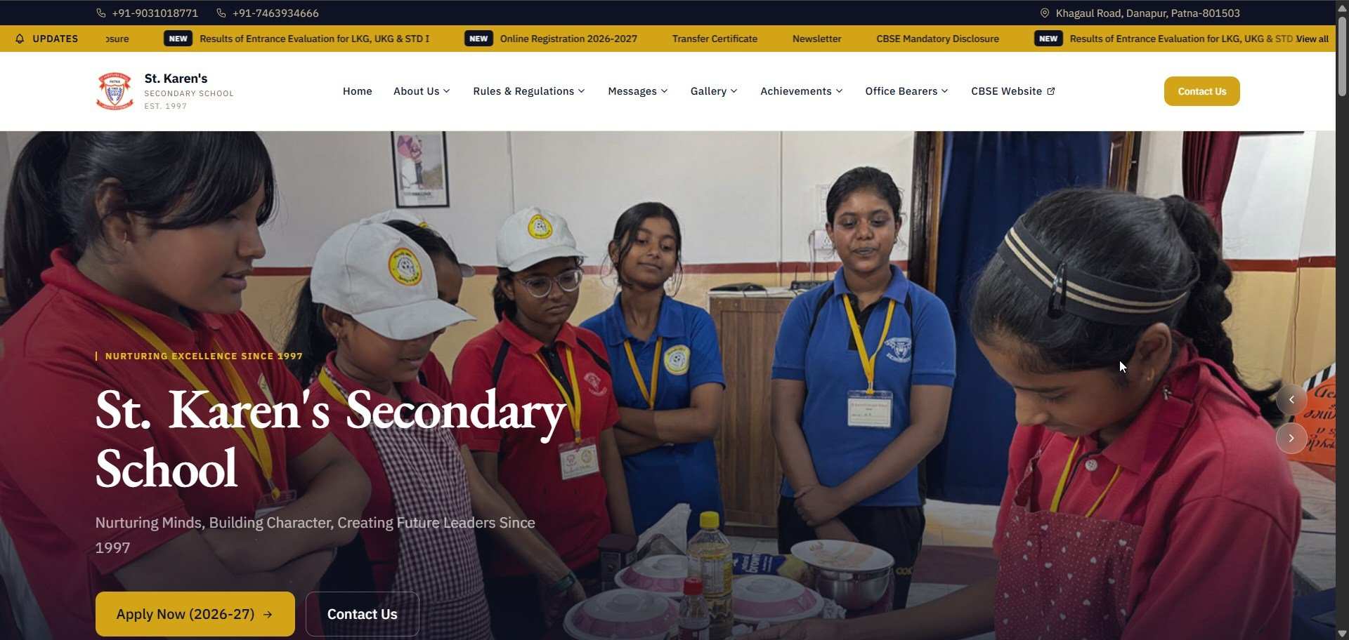 St. Karen's School website